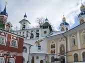 Uspensky cave church of the Holy Dormition Pskovo-Pechersky monastery