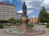Pskov, a monument to Princess Olga