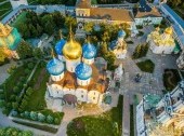 From the bird's eye view - Holy Trinity Sergius Lavra in Sergiev Posad, Russia