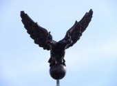 Monument of double-headed eagle