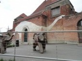 The old elephant house at Copenhagen Zoo, no longer in use