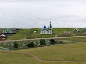 Bolshoe Goloustnoe - church on tha Bay of Baikal
