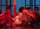 A scene from the performance. Venera Gimadieva as Violetta Valéry. Photo by Damir Yusupov/Bolshoi Theatre.