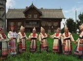 Traditional folk show, Village of Sheltozero