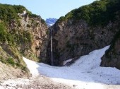 Vilyuchik Volcano Waterfall
