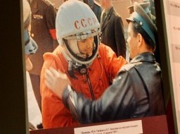 Picture of Garagin in Memorial Museum of Cosmonautics