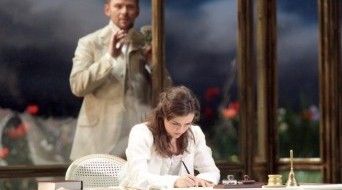 Alexei Dolgov as Alfredo Germont. Venera Gimadieva as Violetta Valéry. Photo by Damir Yusupov/Bolshoi Theatre.