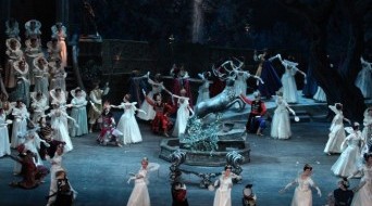 A scene from the performance - Photo by Damir Yusupov/Bolshoi Theatre
