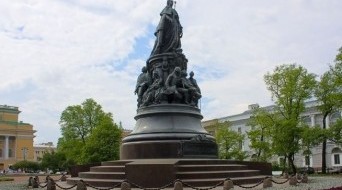 Monument to Catherine the Great,Saint Petersburg, Russia.