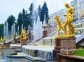 Grand Cascade Fountains At Peterhof Palace