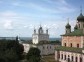 Russia, Yaroslavl region, Pereslavl Goritskiy Monastery, Church of All Saints and the Uspenski Cathedral. Golden Ring of Russia