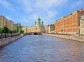 The old church on the city channel, Saint Petersburg