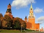 Famous Spasskaya (Clock) Tower