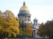 St. Isaac's Cathedral in autumn