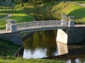 The cast iron bridge in Pavlovsk Park