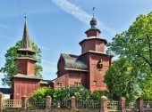 Wooden church of the Apostle John on Ishna river in Rostov