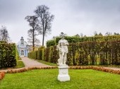 Grotto in the Catherine Park in Pushkin autumn Apollo Sculpture Tsarskoye Selo