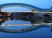 3-Modern bridge in Tbilisi, Georgia