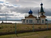 Bolshoe Goloustnoe - church on tha Bay of Baikal