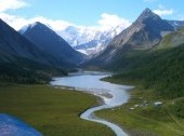 River in the mountaines of Altai