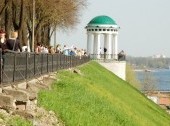 Arbour on the Volga embankment