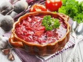 Borscht - beetroot soup