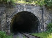 Tunnel at the station Half