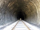 Tunnel at the station Half