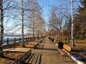 Embankment of the Yenisey in Krasnoyarsk