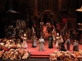 A scene from the performance. Mikhail Kazakov as Boris Godunov - Photo by Damir Yusupov/Bolshoi Theatre