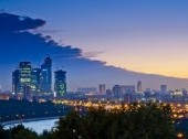 Evening in Moscow City