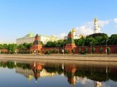 View of the Moscow-river and the Kremlin