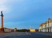 Panorama of Palace Square in Saint-Petrsburg