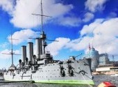 Cruiser Avrora in Saint-Petersburg