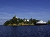 The monastery on Valaam Island in Karelia