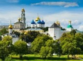 Architectural Ensemble of the Trinity Sergius Lavra in Sergiev Posad. Russian Federation