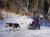 Dog Sledding and Hiking on Lake Baikal ice