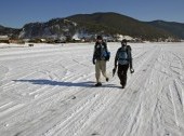 Dog Sledding and Hiking on Lake Baikal ice