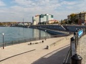 The embankment of Angara River, Irkutsk