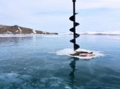 Winter fishing in Baikal