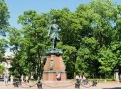 Monument to Peter the Great the Founder of Kronstadt