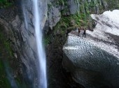 Vilyuchik Volcano Waterfall