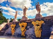 Fountains At Peterhof Palace