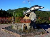 The monument "Tsar-Fish", Krasnoyarsk
