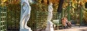 Summer Garden by autumn in St-Petersburg