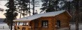 Guest house on the Yakut horse farm
