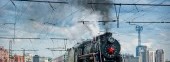 Retro steam train