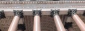 Facade decoration of St. Isaac's Cathedral in St.Petersburg