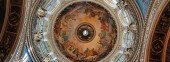 The painting on the dome of the Saint Isaac's Cathedral in St.Petersburg