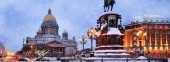 Saint Isaac's Cathedral or Isaakievskiy Sobor in Saint Petersburg